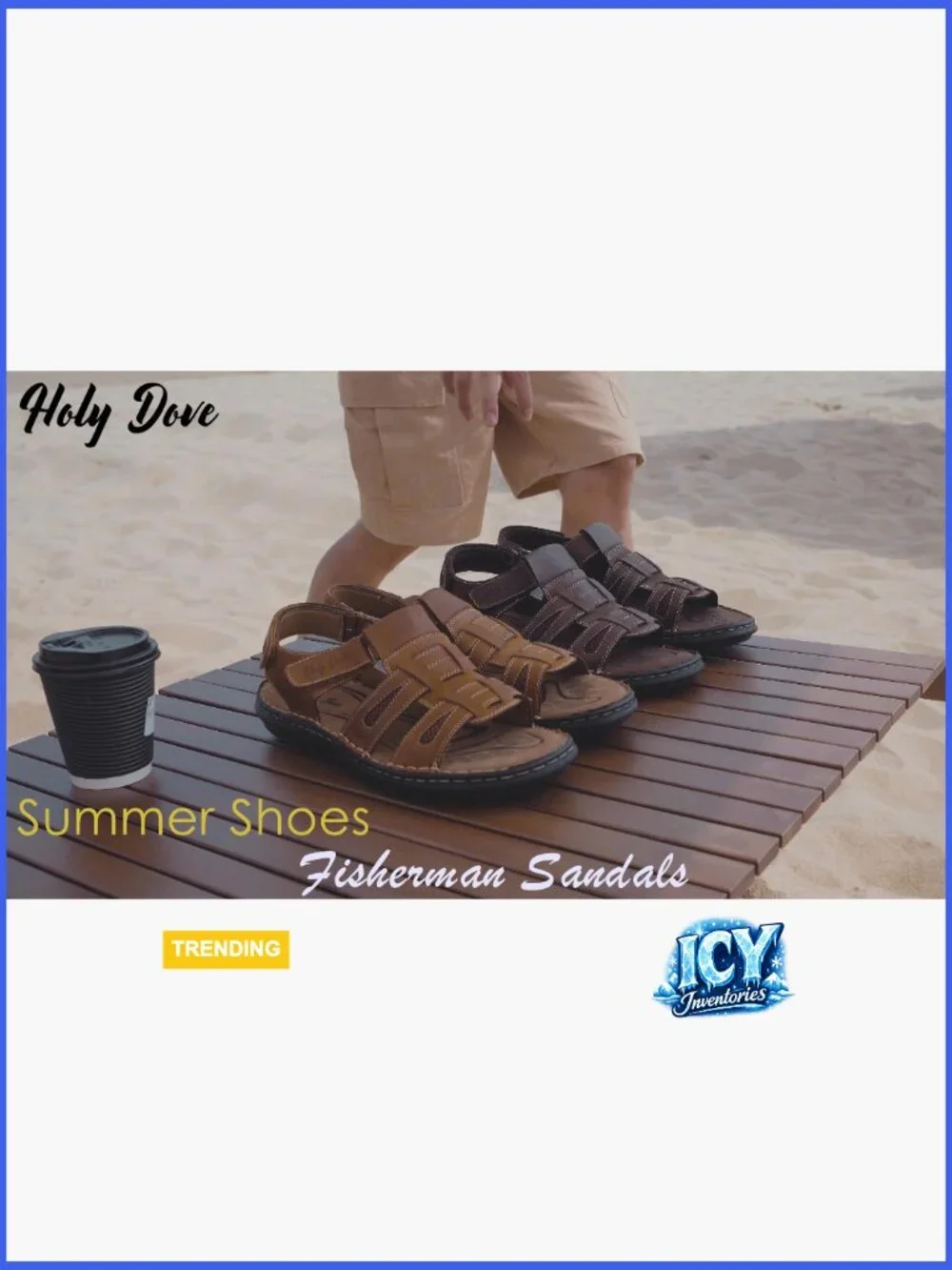 Men's Leather Sandals Open Toe Fisherman Hiking Outdoor Casual Summer